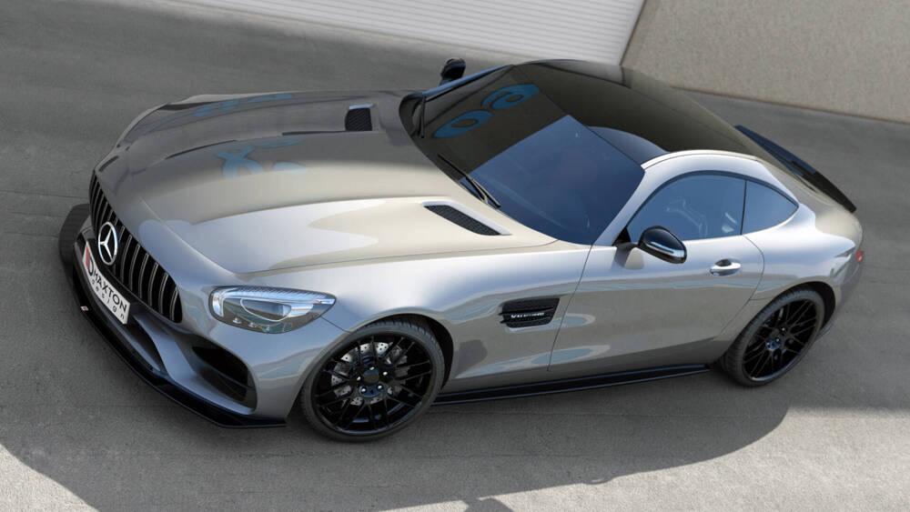 Front Lippe / Front Splitter / Frontansatz für Mercedes AMG GTS C190 von Maxton Design