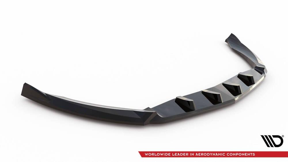 Front Lippe / Front Splitter / Frontansatz für Mercedes CLA C117 Facelift von Maxton Design