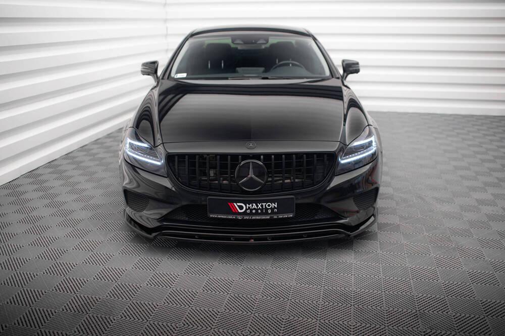 Front Lippe / Front Splitter / Frontansatz für Mercedes CLS C218 Facelift von Maxton Design