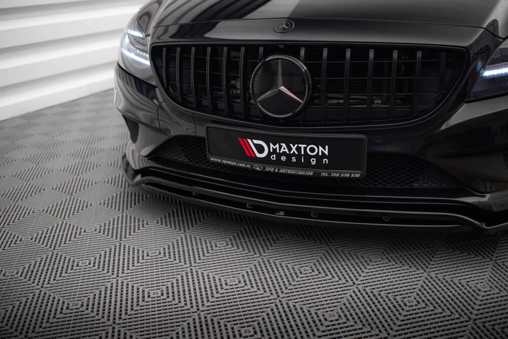 Front Lippe / Front Splitter / Frontansatz für Mercedes CLS C218 Facelift von Maxton Design