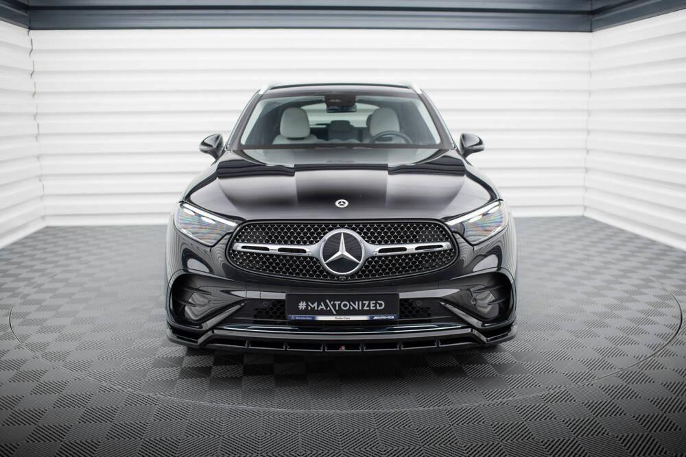 Front Lippe / Front Splitter / Frontansatz für Mercedes-Benz GLC X254 AMG-Line von Maxton Design