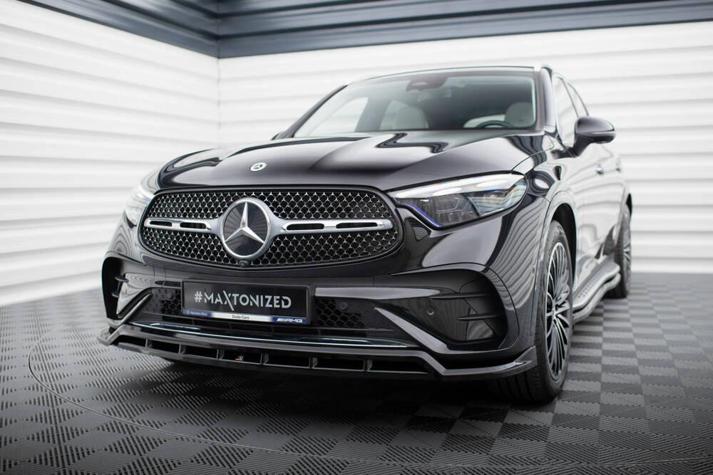 Front Lippe / Front Splitter / Frontansatz für Mercedes-Benz GLC X254 AMG-Line von Maxton Design