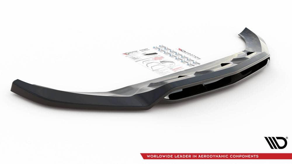 Front Splitter / Cup Schwert / Frontansatz für Mercedes GLC Coupe AMG-Line C253 Facelift von Maxton Design