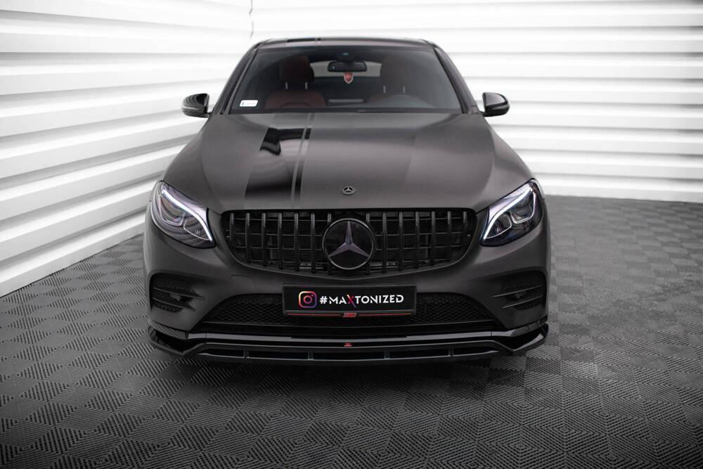 Front Lippe / Front Splitter / Frontansatz für Mercedes-Benz GLC Coupe C253 von Maxton Design