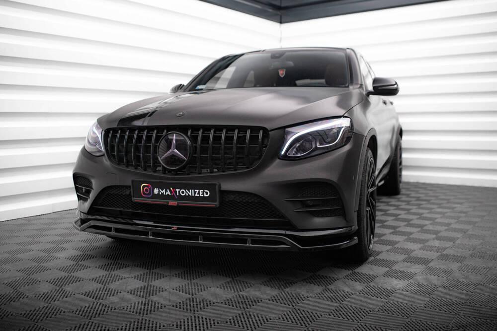 Front Lippe / Front Splitter / Frontansatz für Mercedes-Benz GLC Coupe C253 von Maxton Design