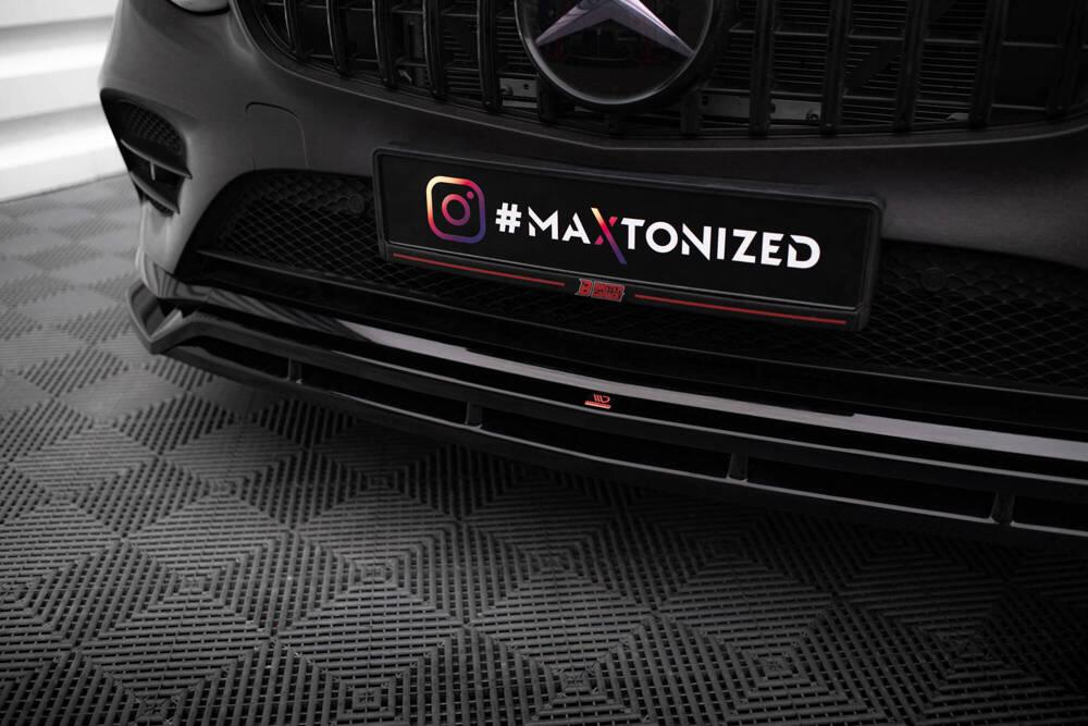 Front Lippe / Front Splitter / Frontansatz für Mercedes-Benz GLC Coupe C253 von Maxton Design