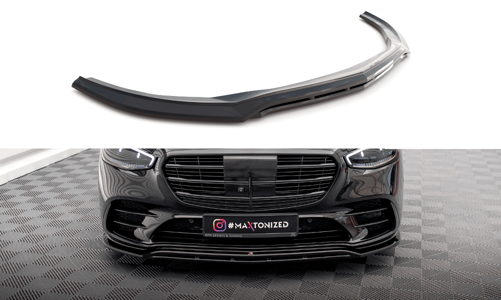 Front Lippe / Front Splitter / Frontansatz für Mercedes-Benz S-Klasse W223 AMG-Line von Maxton Design