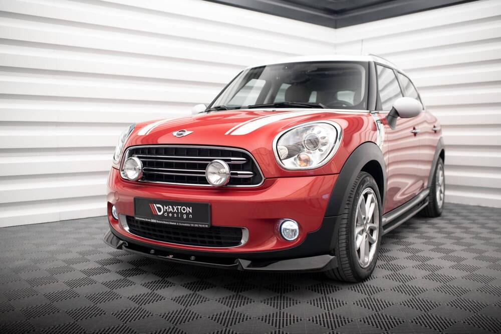 Front Lippe / Front Splitter / Frontansatz für Mini Cooper Countryman R60 Facelift von Maxton Design