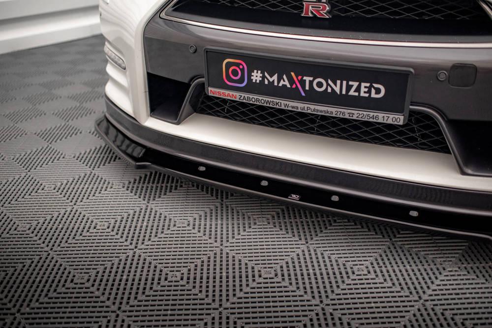 Front Lippe / Front Splitter / Frontansatz für Nissan GTR R35 Facelift von Maxton Design