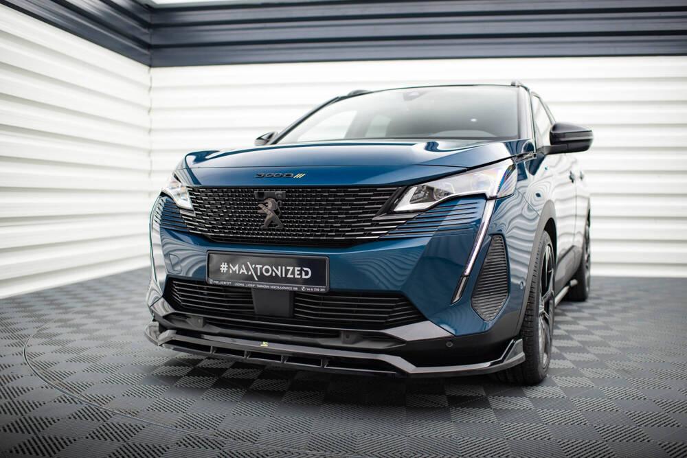 Front Lippe / Front Splitter / Frontansatz für Peugeot 3008 GT-Line MK2 Facelift von Maxton Design