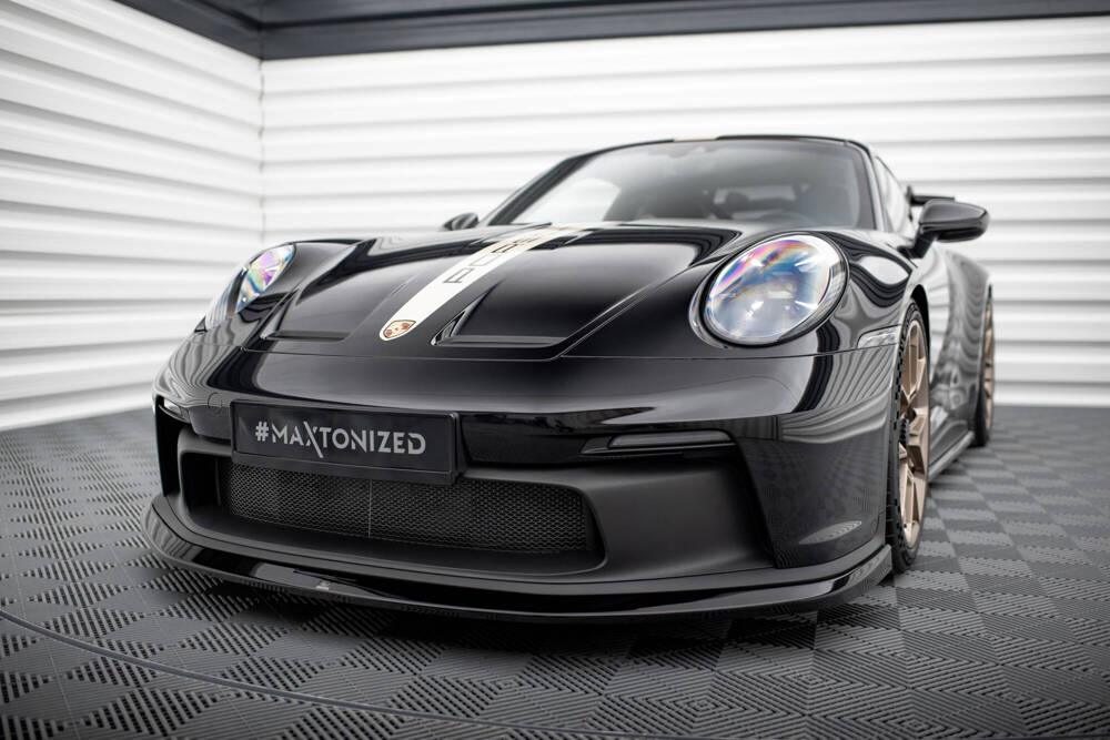 Front Lippe / Front Splitter / Frontansatz für Porsche 911 992 GT3 von Maxton Design