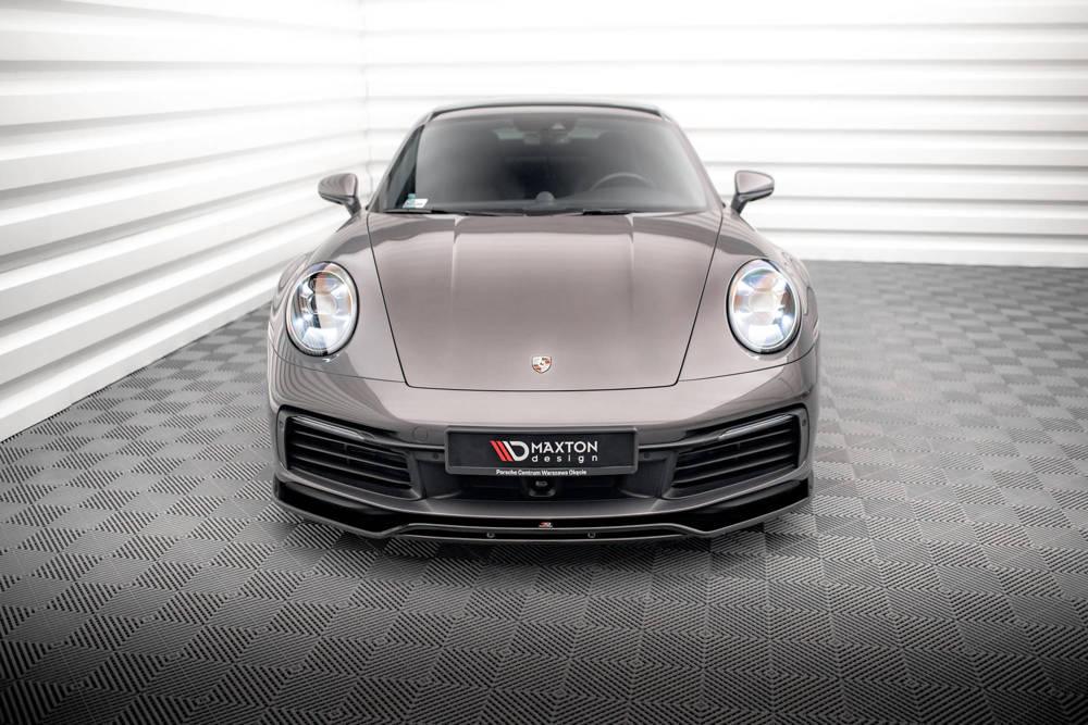 Front Splitter / Cup Schwert / Frontansatz für Porsche 911 Carrera 4S 992 von Maxton Design