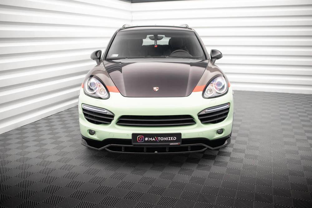 Front Lippe / Front Splitter / Frontansatz für Porsche Cayenne 958 (MK2) von Maxton Design