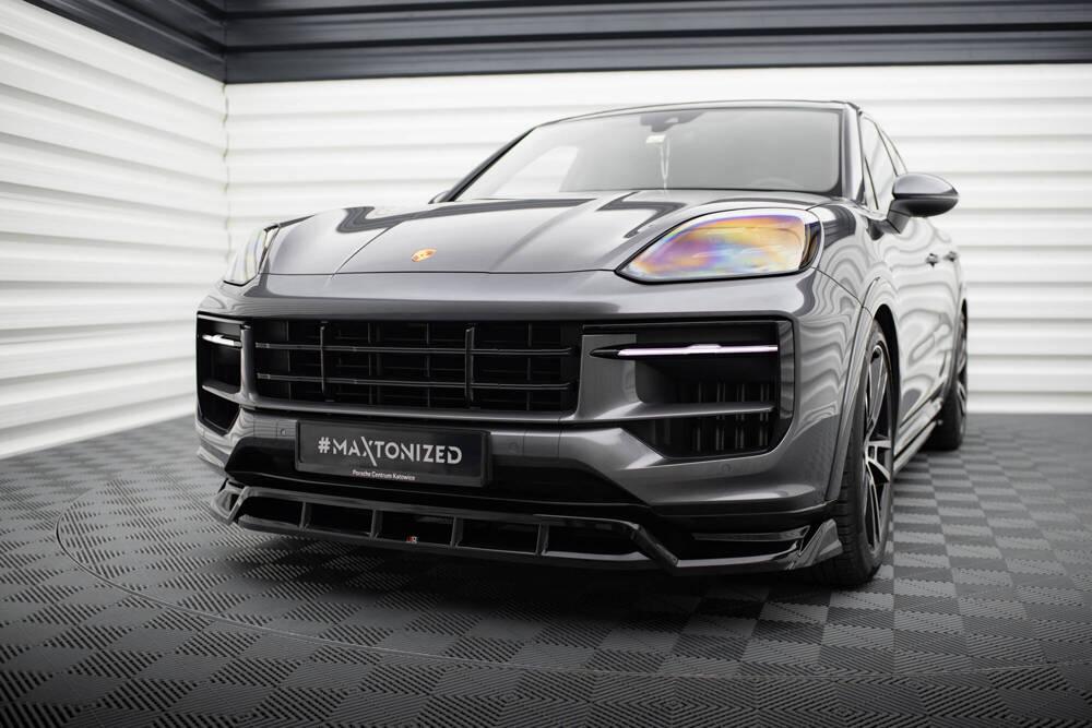 Front Lippe / Front Splitter / Frontansatz für Porsche Cayenne 9Y MK3 Facelift von Maxton Design