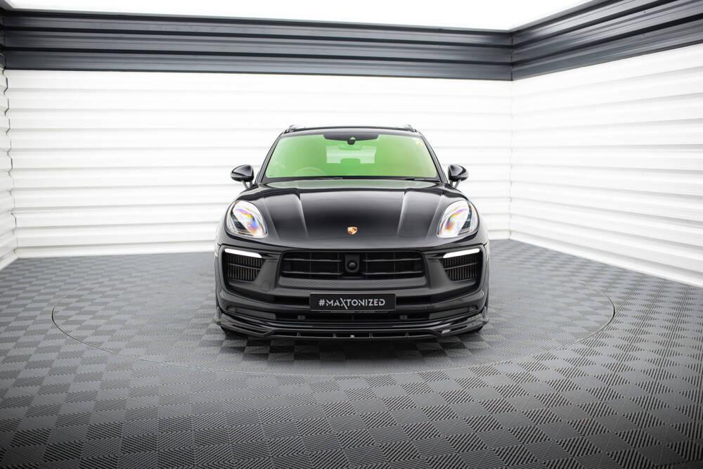 Front Lippe / Front Splitter / Frontansatz für Porsche Macan GTS MK1 Facelift von Maxton Design