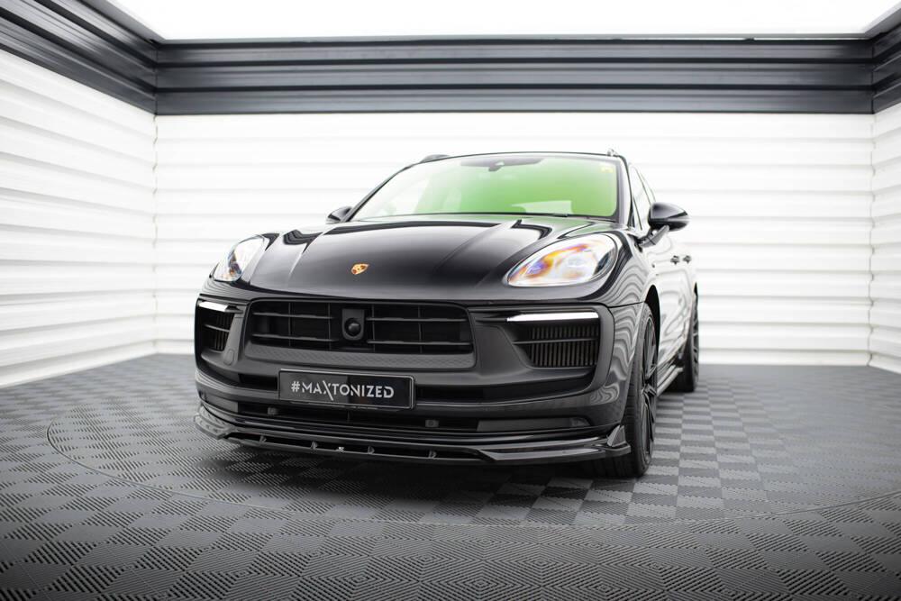 Front Lippe / Front Splitter / Frontansatz für Porsche Macan GTS MK1 Facelift von Maxton Design