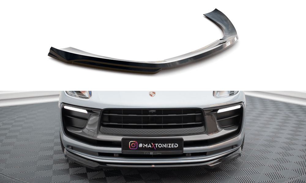 Front Lippe / Front Splitter / Frontansatz für Porsche Macan 95B Facelift 2 von Maxton Design