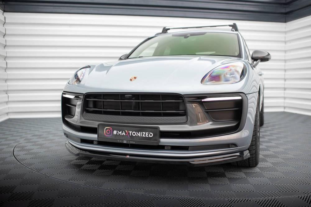 Front Lippe / Front Splitter / Frontansatz für Porsche Macan 95B Facelift 2 von Maxton Design