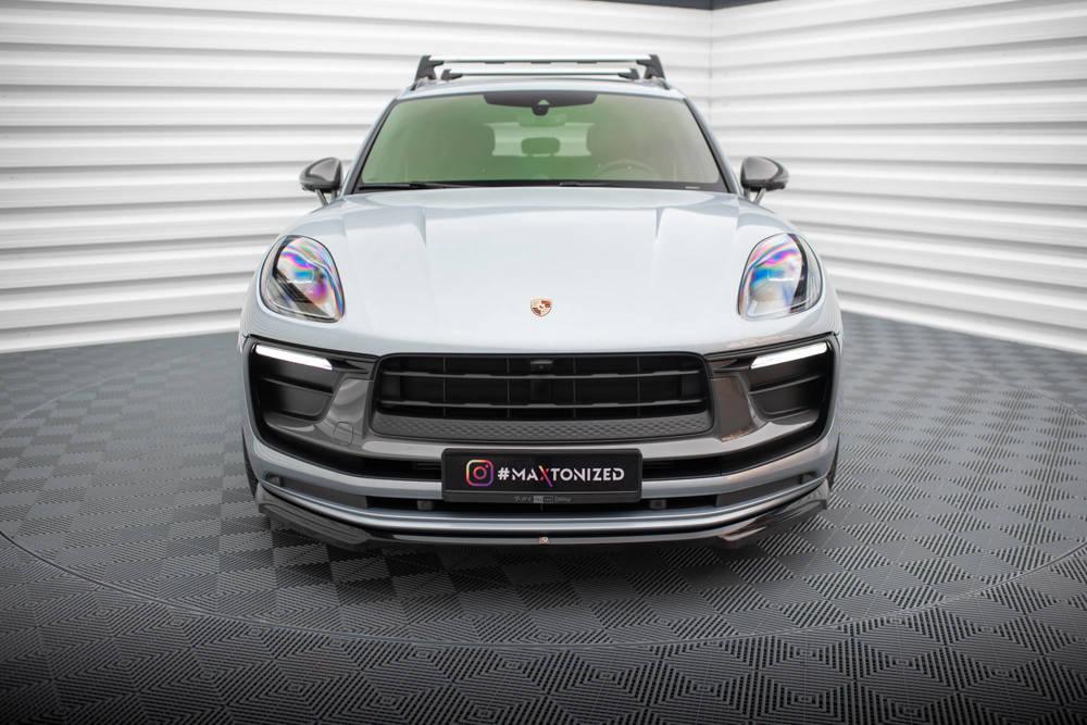 Front Lippe / Front Splitter / Frontansatz für Porsche Macan 95B Facelift 2 von Maxton Design