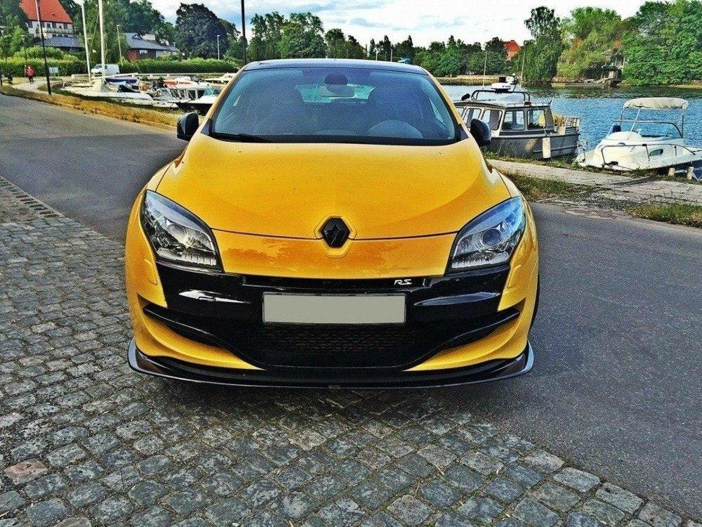 Front Lippe / Front Splitter / Frontansatz V.2 für Renault Megane RS MK3 von Maxton Design