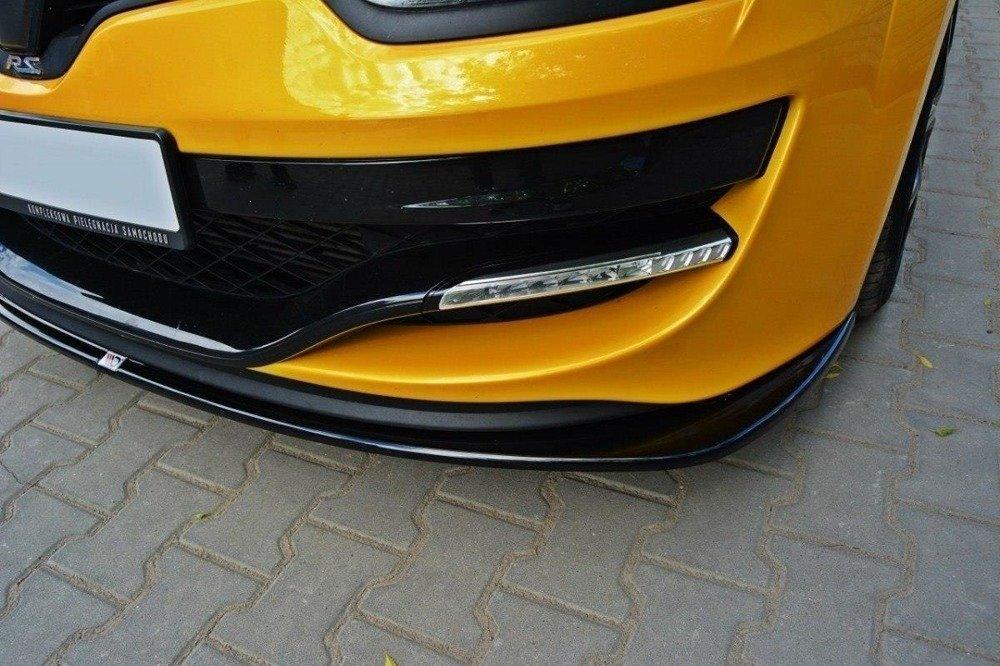 Front Lippe / Front Splitter / Frontansatz V.2 für Renault Megane RS MK3 von Maxton Design