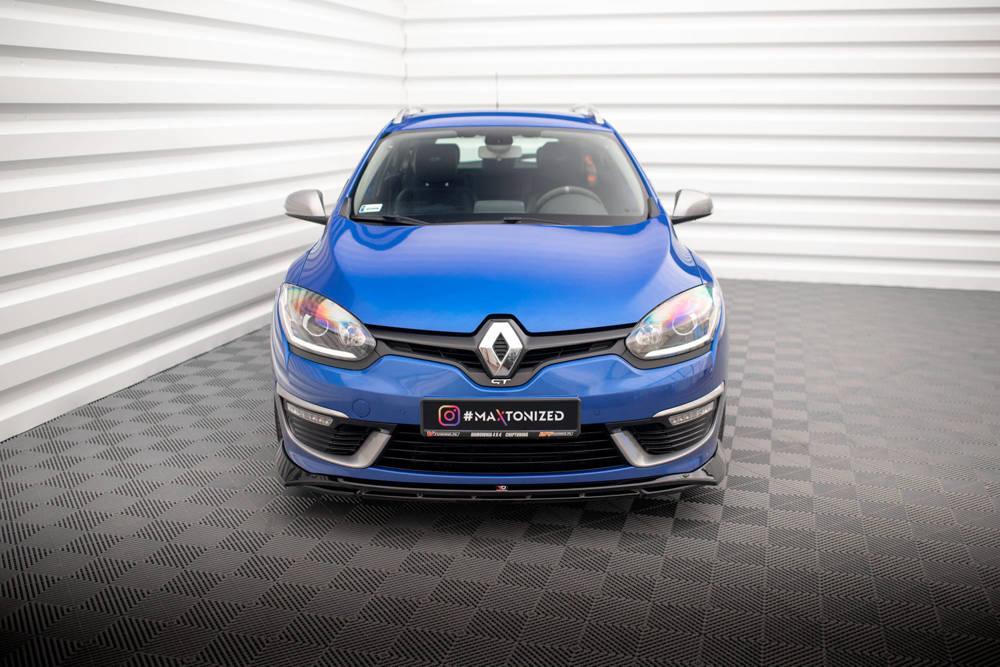 Front Lippe / Front Splitter / Frontansatz für Renault Megane GT-Line Grandtour MK3 Facelift von Maxton Design