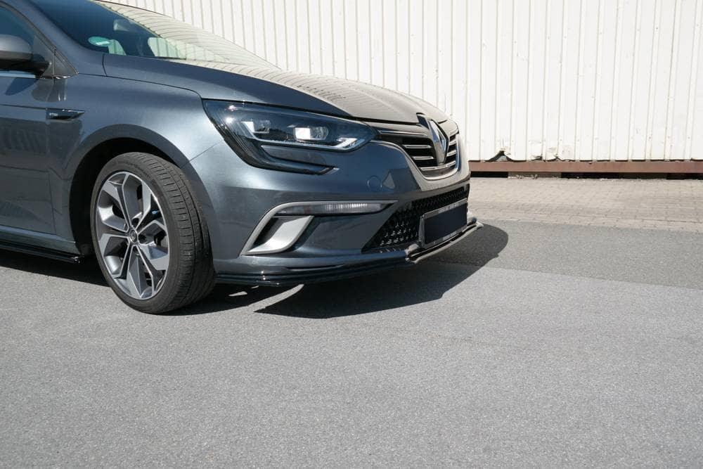 Front Splitter / Cup Schwert / Frontansatz für Renault Megane GT-Line MK4 von Maxton Design