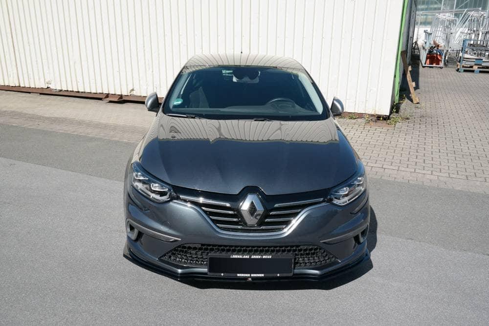 Front Splitter / Cup Schwert / Frontansatz für Renault Megane GT-Line MK4 von Maxton Design