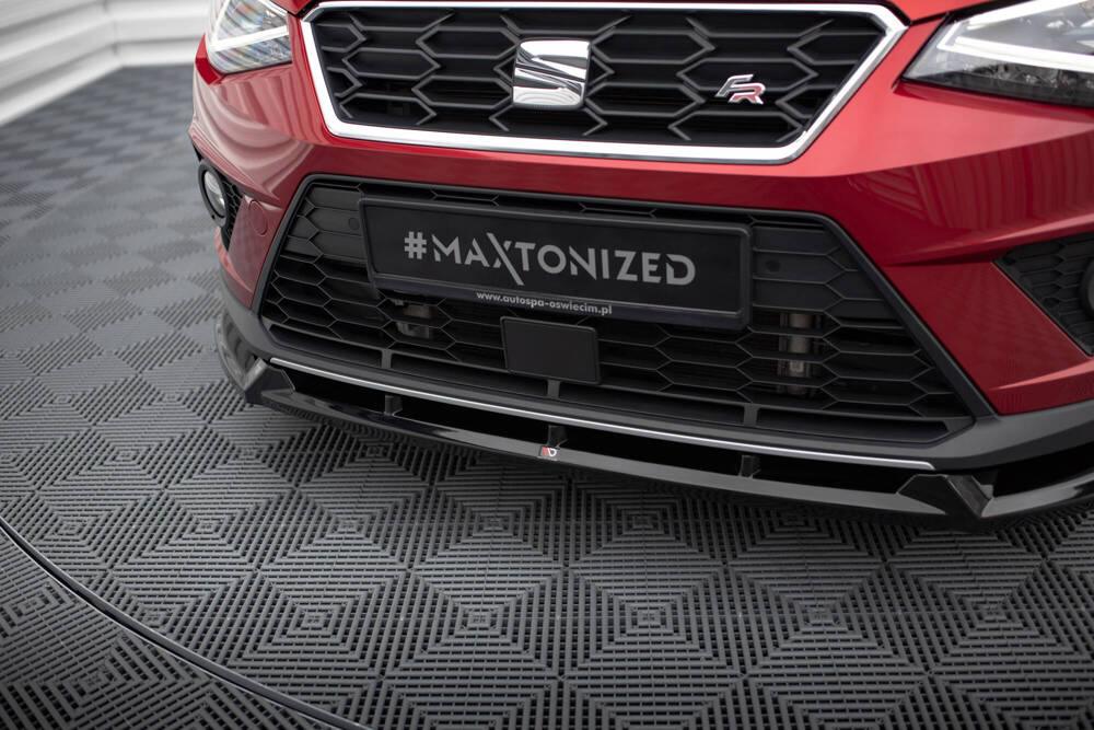 Front Lippe / Front Splitter / Frontansatz für Seat Arona FR KJ von Maxton Design