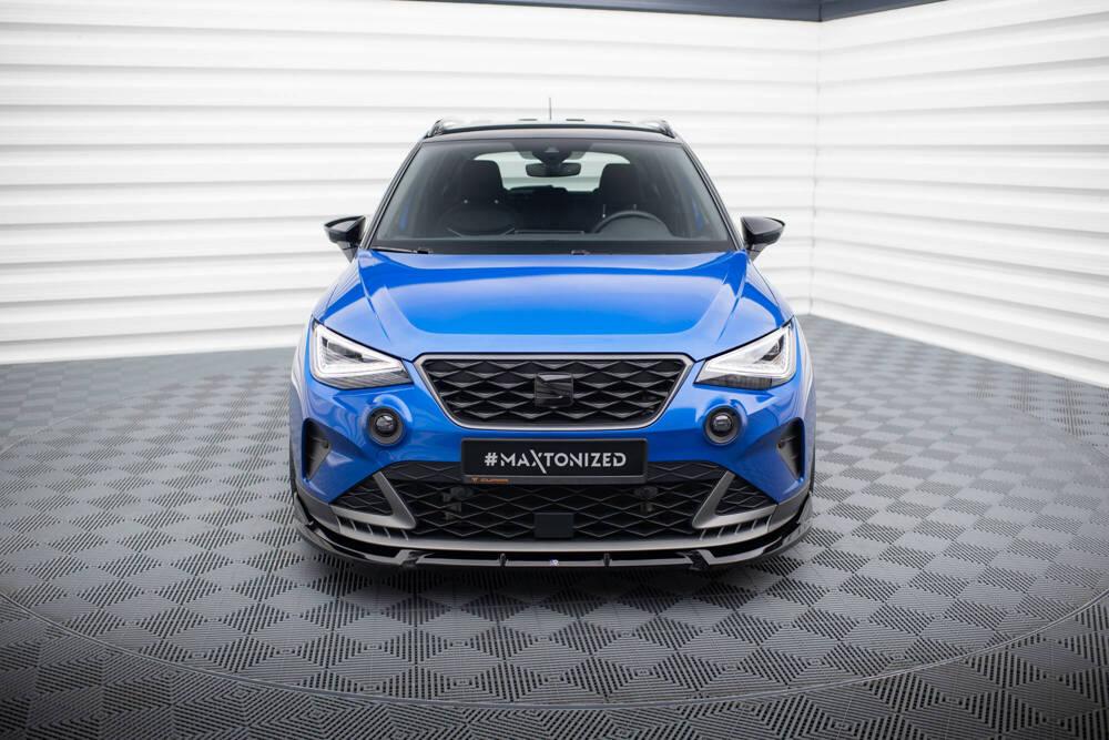 Front Lippe / Front Splitter / Frontansatz für Seat Arona FR KJ Facelift von Maxton Design