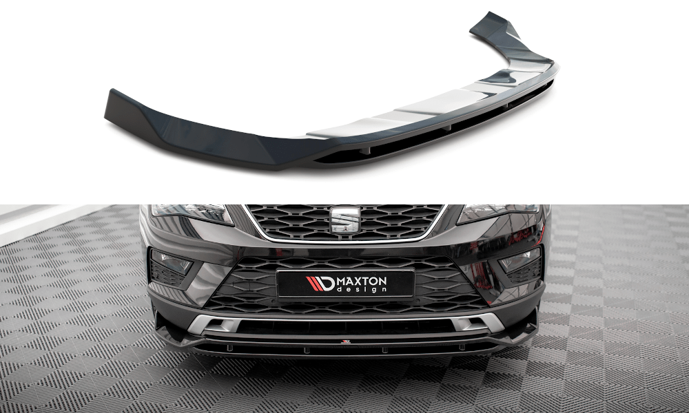 Front Lippe / Front Splitter / Frontansatz für Seat Ateca KH7 von Maxton Design