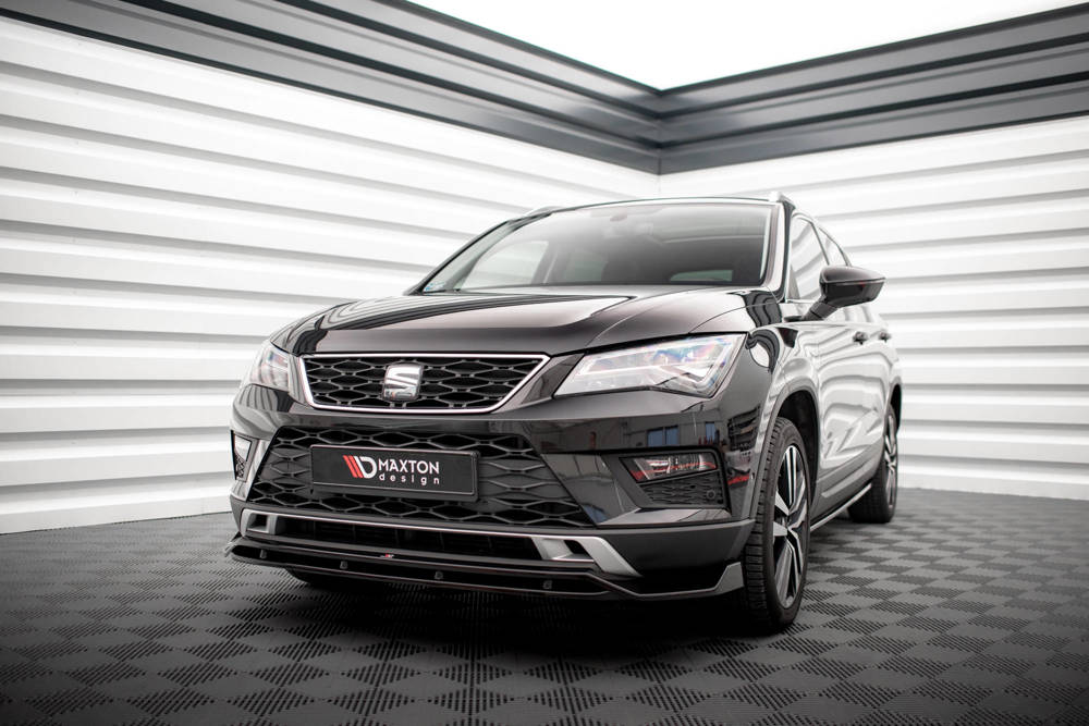 Front Lippe / Front Splitter / Frontansatz für Seat Ateca KH7 von Maxton Design