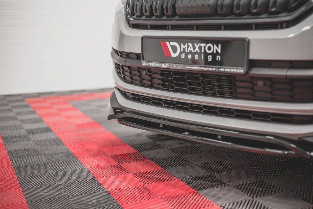 Front Splitter / Cup Schwert / Frontansatz für Skoda Kodiaq Mk1 Sportline/RS von Maxton Design