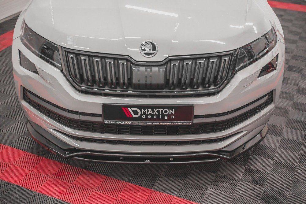 Front Splitter / Cup Schwert / Frontansatz für Skoda Kodiaq Mk1 Sportline/RS von Maxton Design