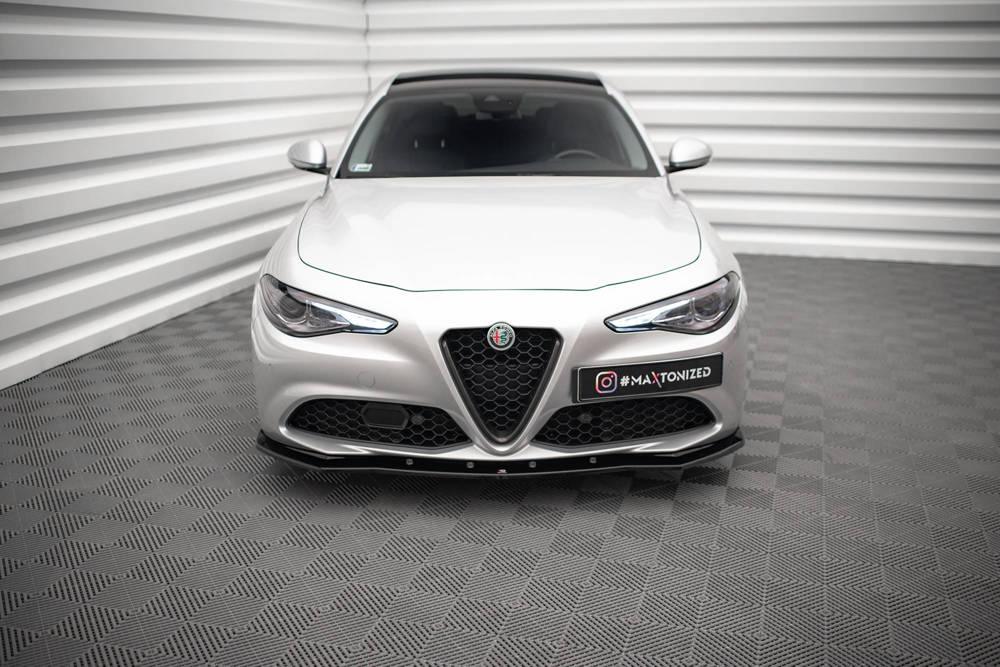 Front Lippe / Front Splitter / Frontansatz V.1 für Alfa Romeo Giulia Sport von Maxton Design