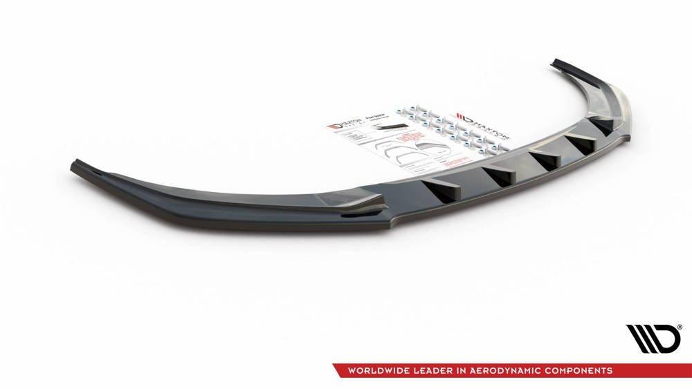 Front Splitter / Cup Schwert / Frontansatz V.1 für Audi A1 S-Line GB von Maxton Design