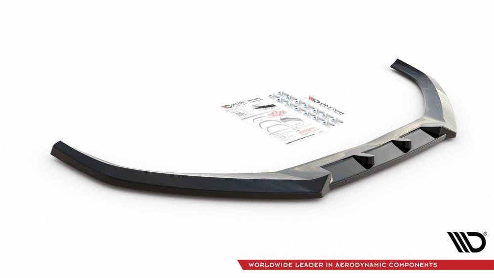 Front Splitter / Cup Schwert / Frontansatz V.1 für Audi A4 B9 von Maxton Design