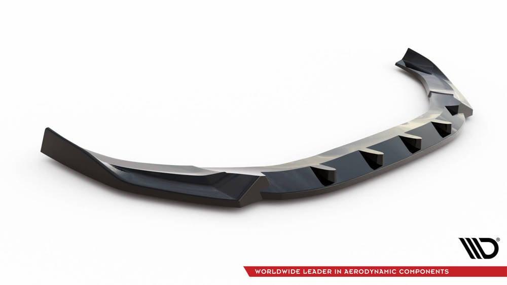 Front Lippe / Front Splitter / Frontansatz V.1 für Audi A4 Competition B9 von Maxton Design