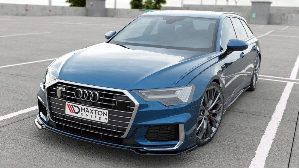 Front Lippe / Front Splitter / Frontansatz V.1 für Audi S6 C8 von Maxton Design