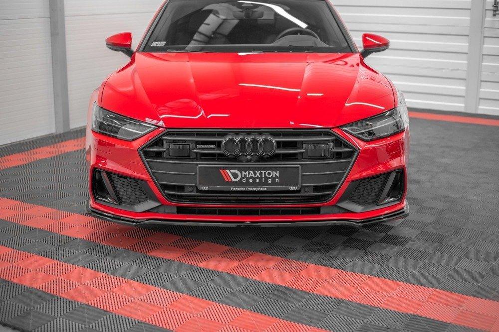 Front Lippe / Front Splitter / Frontansatz V.1 für Audi S7 C8 von Maxton Design