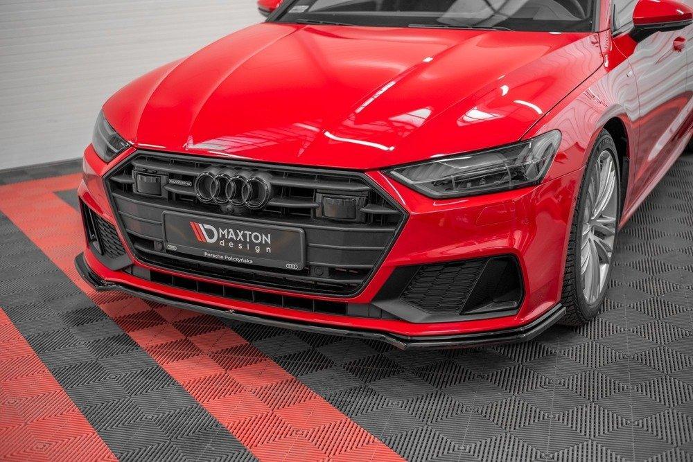 Front Lippe / Front Splitter / Frontansatz V.1 für Audi S7 C8 von Maxton Design