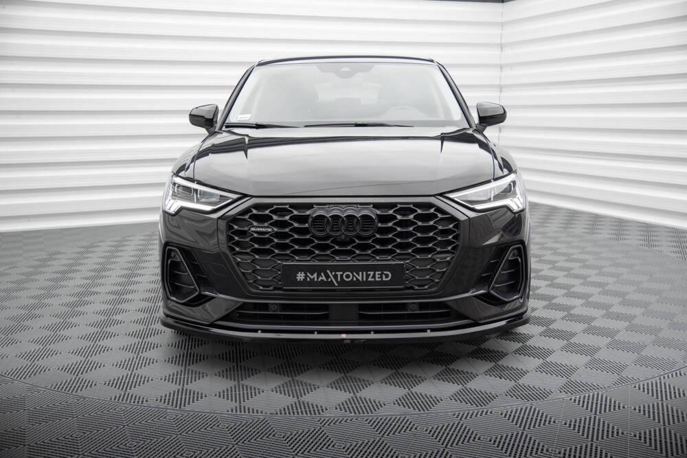 Front Lippe / Front Splitter / Frontansatz V.1 für Audi Q3 F3 Sportback von Maxton Design