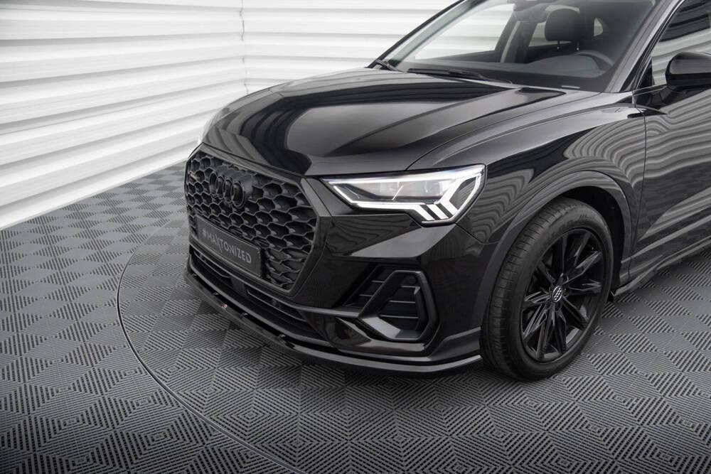 Front Lippe / Front Splitter / Frontansatz V.1 für Audi Q3 F3 Sportback von Maxton Design