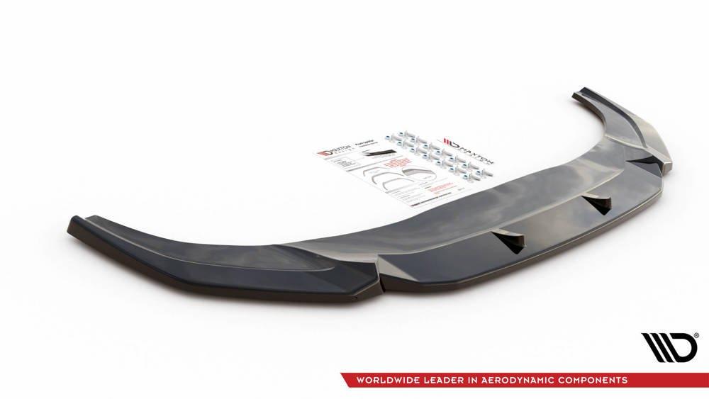 Front Splitter / Cup Schwert / Frontansatz V.1 für Audi Q3 Sportback S-Line von Maxton Design