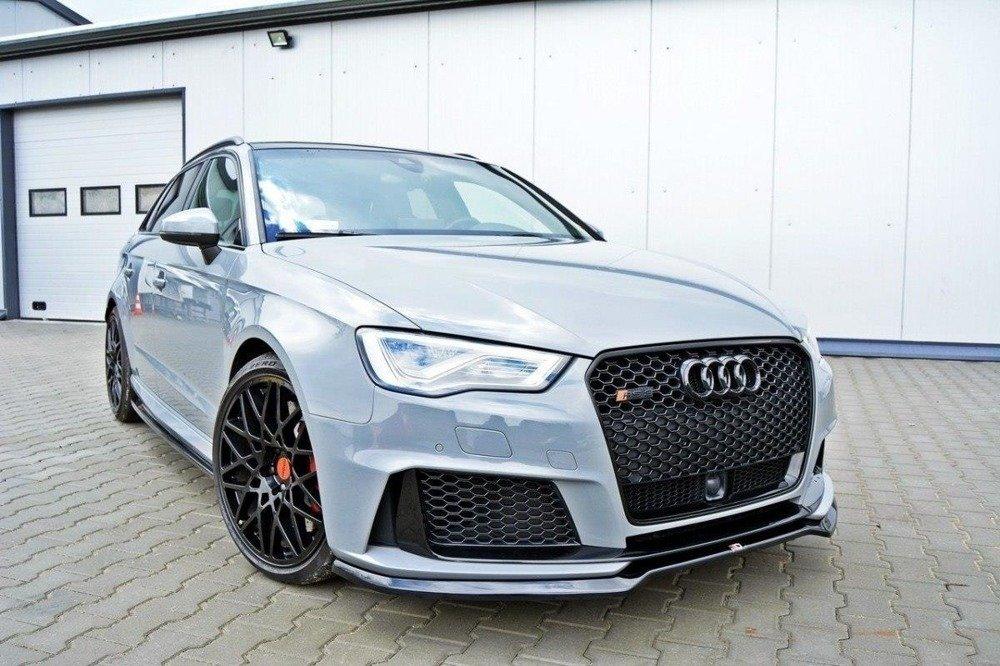 Front Splitter / Cup Schwert / Frontansatz V.1 für Audi RS3 8V Sportback von Maxton Design