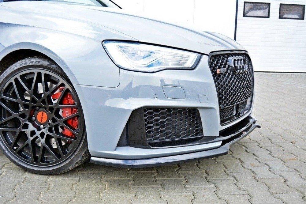 Front Splitter / Cup Schwert / Frontansatz V.1 für Audi RS3 8V Sportback von Maxton Design