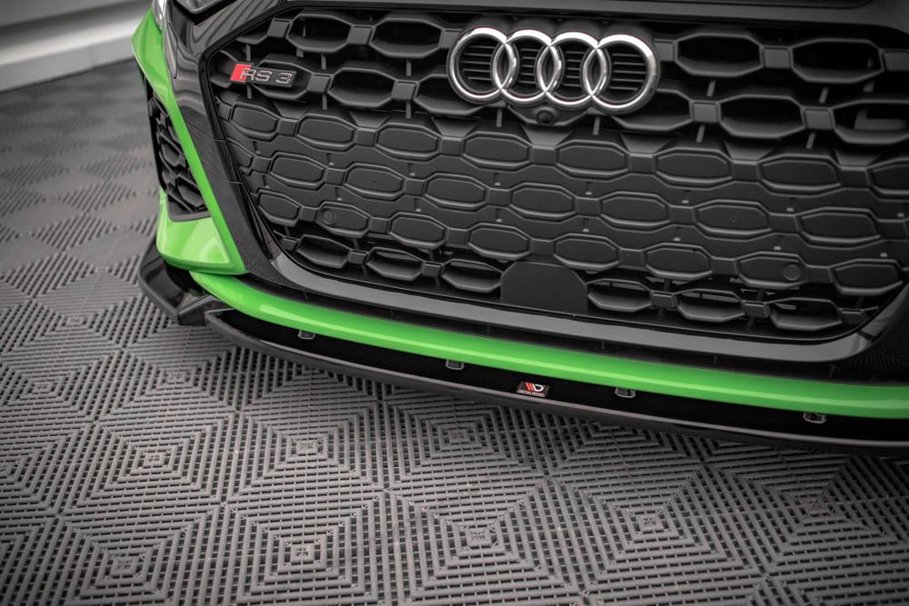 Front Splitter / Cup Schwert / Frontansatz V.1 für Audi RS3 8Y von Maxton Design