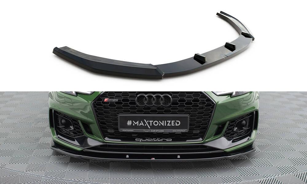 Front lip / front splitter / front approach V.1 for Audi RS4 B9 from Maxton Design 