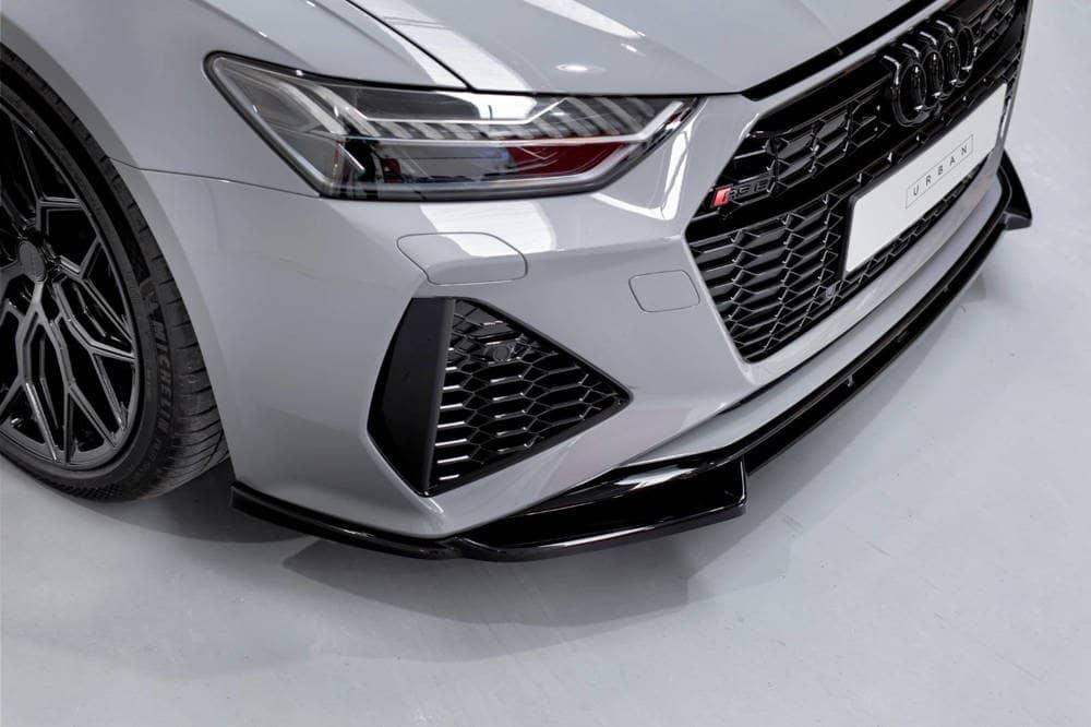 Front Lippe / Front Splitter / Frontansatz V.1  für Audi RS6 C8 von Maxton Design