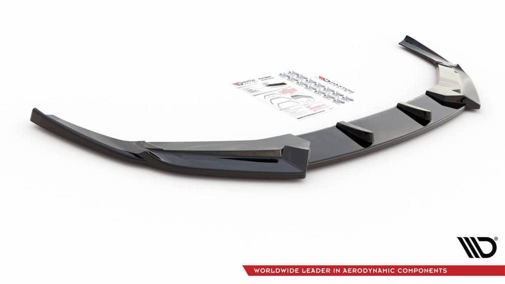 Front Lippe / Front Splitter / Frontansatz V.1  für Audi RS6 C8 von Maxton Design